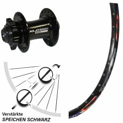 DRC ZZYZX Disc Vorderrad 26 Zoll Mit XLC Evo Nabe 15x100 Mm