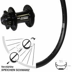 XLC Pro 15/100 Mm Ryde Andra 29 Vorderrad 26 Zoll Für Steckachse 15x100 Mm 6-loch