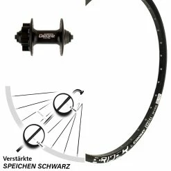 Mach1 Shimano Deore HB-M525 Mach 1 Magma Vorderrad 26 Zoll Für 6-Loch