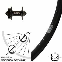 28-29 Zoll Vorderrad Shimano Deore HB-M525 Ryde Andra 30 Disc 6-Loch
