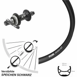 Shimano XT Ryde Andra 321 Vorderrad 27,5 Zoll Für Centerlock