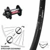 Ryde Edge M30 OS Vorderrad 29 Zoll DT Swiss 370 5/100 Mm Schnellspanner 2 Ryde Edge M30 OS Vorderrad 29 Zoll DT Swiss 370 5/100 Mm Schnellspanner -für Gravelbike Verkaufsladen 8255995