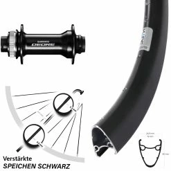 Ryde Dutch 19 Disc Vorderrad 28-29 Zoll Shimano Deore 15x100 Mm Centerlock