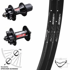 Laufradsatz 29 Zoll DT Swiss 370 Schnellspanner 6-loch Shimano 8-11 Fach Ryde Edge M 30