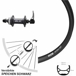 28-29 Zoll Vorderrad Shimano SLX HB-M665 Ryde Andra 321 Centerlock