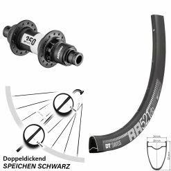 Dt-swiss Hinterrad 28 Zoll RR 521 DT Swiss 350 Road Disc 12x142 Mm Sram XDR