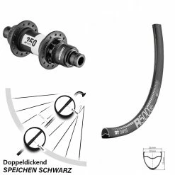 Dt-swiss DT Swiss R 500 350 Hinterrad Road Disc Sram XDR Steckachse Centerlock