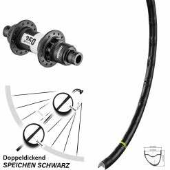 Hinterrad Mavic A 1022 DT Swiss 350 Road Disc Gravel Sram XDR Steckachse Centerlock