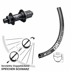 Dt-swiss Hinterrad KX-GS Centerlock DT Swiss GR 531 DB Disc