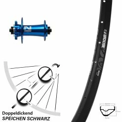 28-29 Zoll Laufrad Novatec D791SB Blau Ryde Edge M22 OS Für Schnellspanner