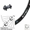 28 Zoll Vorderrad Ryde ZAC 2000 DB Mit KX-M 15x100 Mm Nabe -für Gravelbike Verkaufsladen 8257988