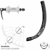 Dt-swiss Shimano Deore HB-M595 DT Swiss H 522 Vorderrad 27,5 Zoll Centerlock -für Gravelbike Verkaufsladen 8258450