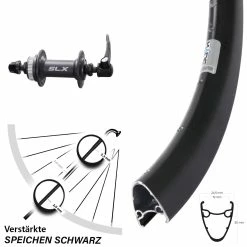 28-29 Zoll Vorderrad Shimano SLX Ryde Dutch 19 Centerlock