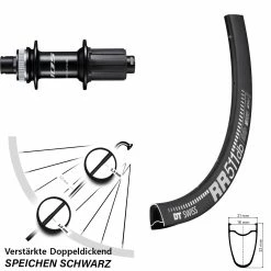Dt-swiss 28 Zoll Laufrad DT Swiss RR 511 DB Mit Shimano 105 Nabe Steckachse 142 Mm 11-fach