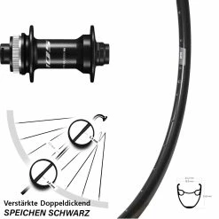 28 Zoll Vorderrad Shimano 105 HB-R7070 Ryde DP 19 Centerlock