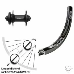 28-29 Zoll Vorderrad Exal DC 19 Formula 6-Loch Disc