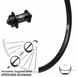 Breites 26 Zoll Vorderrad Ryde Andra 29 Mit KX-E Nabe 5x100 Mm 6-loch