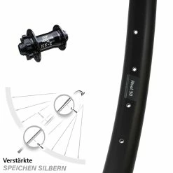 E-Bike Ryde Rival 30 Disc Vorderrad 29 Zoll 6-Loch 15x100 Mm