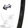 Vorderrad KX-E Silbern 5x100 Mm Ryde Rival 30 Disc 27,5 Zoll Schnellspanner -für Gravelbike Verkaufsladen 8262486