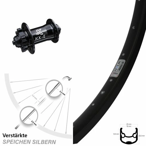 Ryde Andra 30 Disc KX-E Vorderrad 5x100 Mm -für Gravelbike Verkaufsladen 8262608