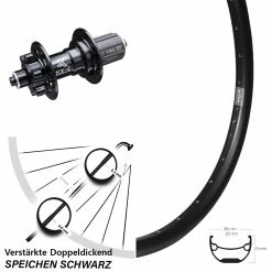 Hinterrad KX-E Nabe 5x135 Mm 6-loch 11-fach Ryde Andra 29 Zoll Heavy Duty