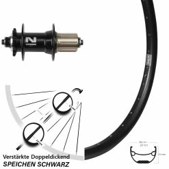 Novatec D042 Ryde Andra 29 Laufrad 26 Zoll Für 6-Loch 5x135 Mm