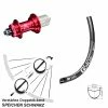 Dt-swiss Verstärktes Gravel Hinterrad 28-29 Zoll Nabe KX-G Rot 5x135 Mm 11-fach DT Swiss G 540 -für Gravelbike Verkaufsladen 8263654