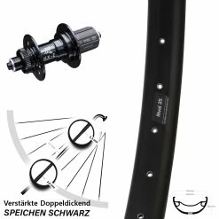 27,5+ Zoll Hinterrad Verstärkt Ryde Rival 35 Disc Mit KX-E 5x135 Mm