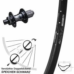 Hinterrad Ryde Edge M30 OS 27,5 Zoll KX-E Nabe 12x142 Mm Centerlock 11-fach