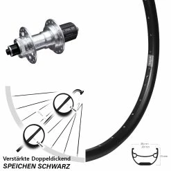 27,5 Zoll Ryde Andra 29 Verstärkt KX-E Nabe Silbern-eloxiert 5x135 Mm