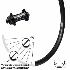 KX-E Nabe Centerlock 15x100 Mm Steckachse Ryde Andra 29 Vorderrad 27,5 Zoll