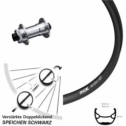 KX-E Steckachse 15x100 Ryde Andra 321 Vorderrad 26 Zoll Centerlock