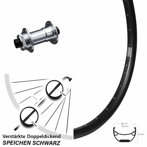 KX-E Nabe Silbern-eloxiert 15x100 Mm Ryde Andra 29 Vorderrad 27,5 Zoll 1 KX-E Nabe Silbern-eloxiert 15x100 Mm Ryde Andra 29 Vorderrad 27,5 Zoll -für Gravelbike Verkaufsladen 8264484