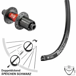 Dt-swiss DT Swiss R 460 DB Hinterrad 28 Zoll Mit 240 EXP Road Centerlock 12x142 Mm