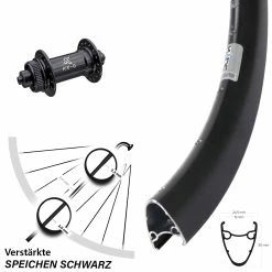 28-29 Zoll Laufrad KX-G Centerlock Ryde Dutch 19 Disc Verstärkt