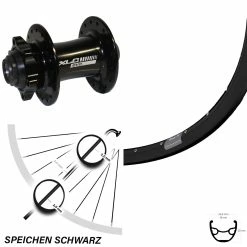 Vorderrad 29 Zoll Für Steckachse Ryde Rival 19 Mit XLC Evo 6-Loch